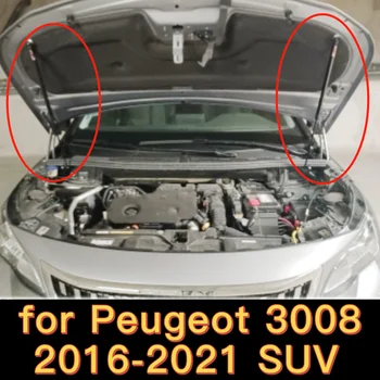 για Peugeot 3008 2016-2021 SUV Υποστηρίξεις Ανελκυστήρων Απορροφητής Στήριγμα Εμπρός Καπό Καπό Τροποποίηση φυσικού Αερίου δοκών Στέγης Κλονισμού Αμορτισέρ Ελατήρια Αξεσουάρ