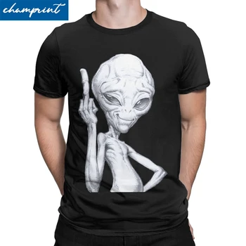 Ο Παύλος Το Alien Ταινία Οι Άντρες T Shirt Αλλοδαπών Δημιουργική Tees Κοντό Μανίκι Γύρο Λαιμό T-Shirts Βαμβάκι Συν Μέγεθος Ρούχα