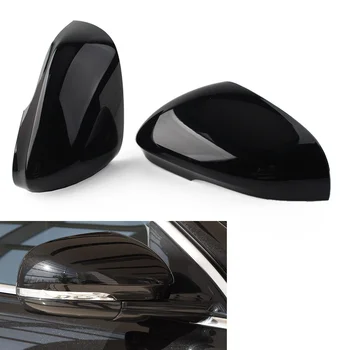 1 Ζευγάρι Αυτοκίνητο Πίσω Πτέρυγα Καθρέπτη Κάλυψη Για Jaguar XJ XJR XF XFR XFR-S XK XKR XKR-S I-Ρυθμό XE Γυαλιστερό Μαύρο