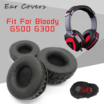 Μαξιλαράκια Για A4tech Bloody G500 G300 Ακουστικών Ακουστικών Αντικατάστασης Ακουστικό Αυτί Μαξιλάρι PU Αφρού Σφουγγαριών