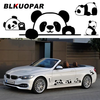 BLKUOPAR Κρυφοκοιτάζει Panda Αυτοκίνητο Αυτοκόλλητα Βινυλίου ATV Δημιουργική Decal Χαριτωμένο Απόφραξη Μηδέν Ψυγείο, το Κλιματιστικό μηχάνημα Αυτοκινήτων Αξεσουάρ
