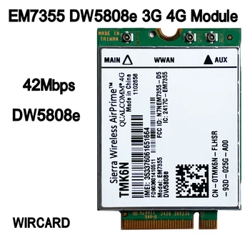 DW5808E 4G LTE EM7355 WWAN NGFF Κάρτα 3G Ενότητα dw 5808E