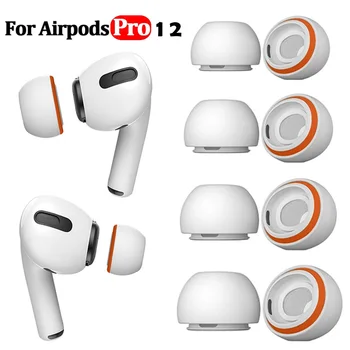 4Pairs Αφρού Μνήμης Αυτί Συμβουλές για τη Apple AirPods Pro 2 1 Σιλικόνης Μαξιλαριών Αυτιών Αντικατάστασης Ακουστικών Ακουστικά Earbuds Αυτιών Βουλωμάτων Καλύμματα