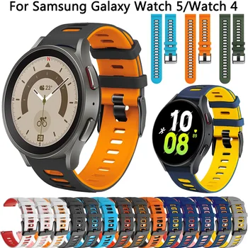 Το λουρί Για το Samsung Galaxy Ρολόι 5 Pro 40mm 45mm 44mm Ζωνών για το Γαλαξία Ρολόι κλασικό 4 42mm 46mm 20mm Βραχιόλι Σιλικόνης Wristbands