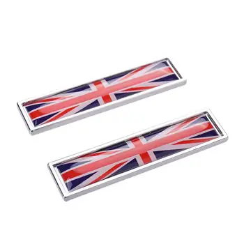 1 Ζευγάρι Χώρα Εθνική Σημαία Της Αγγλίας Καυτό Μέταλλο Αυτοκόλλητα Αυτοκινήτων Styling Εξαρτήματα Μοτοσικλετών Σήμα, Ετικέτα, Έμβλημα Αυτοκινήτων Αυτοκόλλητα