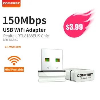 Προσαρμοστής Wifi 150mbps USB Mini Access Point 2.4 G Ασύρματο Δίκτυο Wi-fi Κάρτα Dongle Κεραιών Windows XP/7/8/10/11 Mac OS CF-WU810N