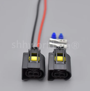 shhworldsea 2 Pin Τρόπο Σπείρα Ανάφλεξης Λουρί Αμορτισέρ Plug Αυτόματος Συνδετήρας Μπεκ Φις Με Καλώδιο Για A1685452928 5029