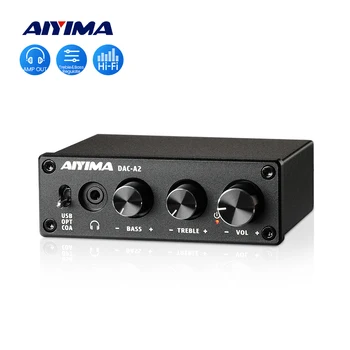 AIYIMA υψηλής Πιστότητας Ήχου Αποκωδικοποιητή USB DAC, Ενισχυτή Ακουστικών, Ομοαξονική Οπτική Έξοδος Stereo Gaming DAC Για τον Ενισχυτή Ενεργά Ηχεία