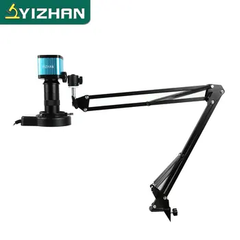 YIZHAN 4K 48MP Ψηφιακό Ηλεκτρονικό Μικροσκόπιο Κάμερα HDMI USB Cantilever Στάση C-Mount 1-130 Φακός Ζουμ Για την Απόκτηση Εικόνας