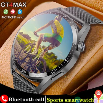 Το 2023 Νέα GT4 MAX έξυπνο ρολόι NFC Βοηθός Φωνή 1.5-ιντσών οθόνη HD πίεσης του Αίματος ποσοστού Καρδιών ΠΣΤ IP68 αδιάβροχο watch για τους άνδρες