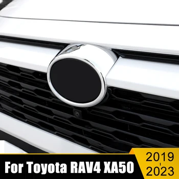 Για τη Toyota RAV4 RAV 4 XA50 2019-2021 2022 2023 Αυτοκινήτων ABS Μπροστινό Πλαίσιο Μαρκ Κάγκελα Κάλυψη Περιποίησης Σχάρα Έμβλημα το Διακριτικό Λογότυπο Περιποίησης Αυτοκόλλητη ετικέττα