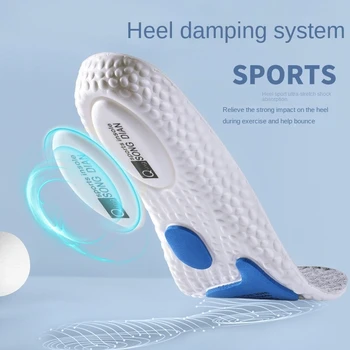Αθλητικά Παπούτσια Πέλματα Άνδρες Γυναίκα Υψηλή Ελαστικότητα Shock-Absorbing Τρέξιμο Σόλα για τα Πόδια Αντιολισθητικό Καλάθια Μαξιλάρια Παπούτσι