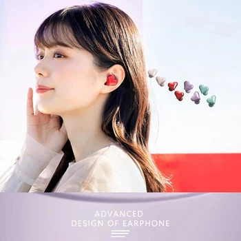 Νέα TWS Οστικής αγωγιμότητας Bluetooth Heartbuds Ασύρματα Ακουστικά σε Σχήμα Καρδιά Ακουστικά In-ear Μείωση Θορύβου Ακουστικά Κορίτσι με το Δώρο Νέα TWS Οστικής αγωγιμότητας Bluetooth Heartbuds Ασύρματα Ακουστικά σε Σχήμα Καρδιά Ακουστικά In-ear Μείωση Θορύβου Ακουστικά Κορίτσι με το Δώρο 5