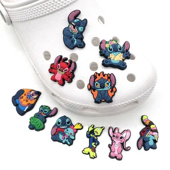 Ζεστό 1pcs Disney Κινούμενων σχεδίων PVC Βελονιών παπούτσια γοητεύει χαριτωμένο DIY Σανδάλια Αξεσουάρ jibz για croc τσόκαρα παπούτσι Διακοσμήσεις αγόρι παιδιά δώρα