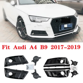 για Audi A4 B9 2017-2019 Εξαρτήματα Αυτοκινήτων 1PairFront Προφυλακτήρα Αριστερά, Δεξιά για το Φως Ομίχλης τον Ελαφρύ Λαμπτήρα Καγκέλων που Καλύπτουν τα Φώτα Τρύπα Αριστερά Δεξιά