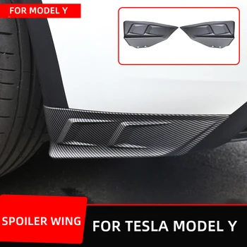 Για Το Tesla Model Y 2020 21 22 Πίσω Προφυλακτήρα Πλευρά Γωνία Διασκορπιστής Lip Θραύστες Κάτω Γωνία Αεροτομή, Ποδιές Τυλίξτε Γωνία Αξεσουάρ