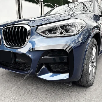 Μπροστινό Προφυλακτήρα Splitter Surround Για τη BMW X3 G01 X4 G02 M Sport 2018-2021 Προ-Lci Λαμπτήρας Ομίχλης Σχάρα Περιποίησης Αέρα Λεπίδα Bodykits Tuning