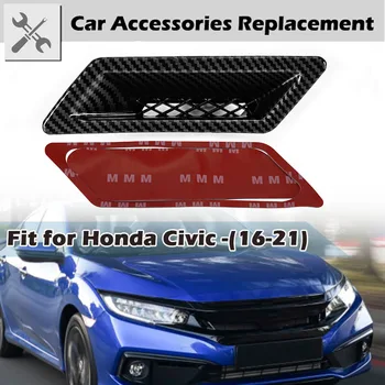 Ομοιοκαταληξία FC Ύφος Καθολικός Προφυλακτήρων Αυτοκινήτων Μπροστινή Κουκούλα Εξαερισμού Αέρα Αγωγό Εισαγωγής Σχάρα Κάλυψη Περιποίησης Τακτοποίηση Για τη Honda Civic 10η 2016-2021
