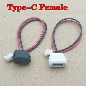 2-10Pcs USB Type C Συνδετήρας Jack Θηλυκό Τύπου C Με την κάρτα πόρπη 3A Υψηλής τάσης Γρήγορη Φόρτιση Jack Θύρα USB-C Φορτιστής Βουλωμάτων