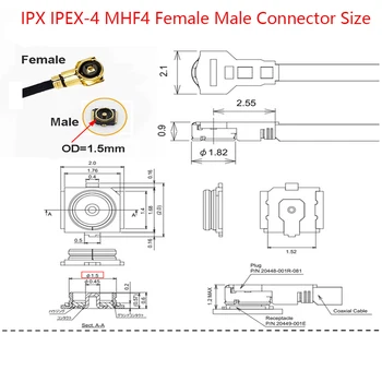 10PCS SMA Αρσενικό u.ΔΠ/IPX/IPEX1/IPEX4 MHF4 ο Θηλυκός Jack Πλεξίδα RF1.13/0.81 MM Ομοαξονικό Καλώδιο RF 3G Κεραία Καλώδιο Επέκτασης Καλωδίων 10PCS SMA Αρσενικό u.ΔΠ/IPX/IPEX1/IPEX4 MHF4 ο Θηλυκός Jack Πλεξίδα RF1.13/0.81 MM Ομοαξονικό Καλώδιο RF 3G Κεραία Καλώδιο Επέκτασης Καλωδίων 5