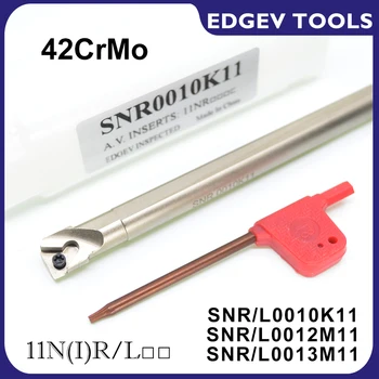 EDGEV SNR0010K11 SNL0010K11 SNR0012M11 SNL0013M11 SNR0013M11 πέρασμα Κλωστής σε βελόνα Εργαλείων, κάτοχος Κοπτών Νημάτων Καρβιδίου Εισαγάγετε 11NR 11IR AG60
