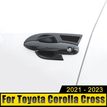 Για τη Toyota Corolla το Σταυρό XG10 2021 2022 2023 Υβριδικών Αυτοκινήτων ABS Λαβή Πορτών Κάλυψης Κύπελλων Προστασία Περιποίηση Περίπτωση Αυτοκόλλητα Αξεσουάρ