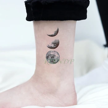 Αδιάβροχο Προσωρινό Τατουάζ Φεγγάρι tatto αυτοκόλλητα flash tatoo ψεύτικα τατουάζ χέρι πόδι λαιμό χέρι την τέχνη του σώματος για τους άνδρες γυναίκες, κορίτσι