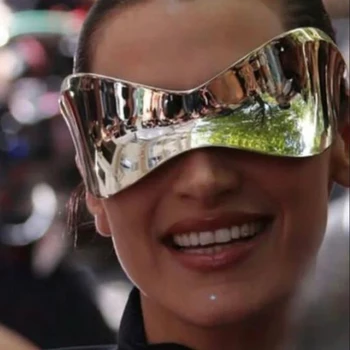 Υπερμεγέθη Φουτουριστικό Ασπίδα γυαλιά Ηλίου για τους Άνδρες Γυναικών Μόδας Ασημένια Μάσκα Γείσων Ήλιων Γυαλιών Γυναικείο Πανκ Y2K Eyeglasses Υπερμεγέθη Φουτουριστικό Ασπίδα γυαλιά Ηλίου για τους Άνδρες Γυναικών Μόδας Ασημένια Μάσκα Γείσων Ήλιων Γυαλιών Γυναικείο Πανκ Y2K Eyeglasses 2