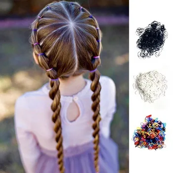 50/1000pcs Παιδιά Ελαστικές κορδέλες για τα Μαλλιά Κορίτσια Γλυκά Κοκαλάκι για τα μαλλιά Rubber Band για Παιδιά Μαλλιά Γραβάτες, Κλιπ Headband Αξεσουάρ για τα Μαλλιά
