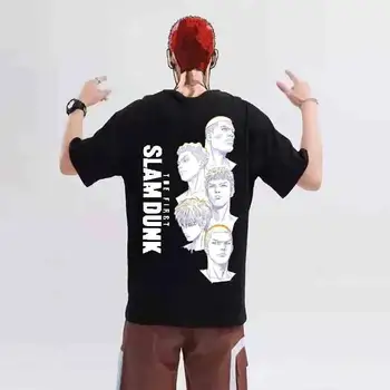 Το 2023 Slam Dunk Μπλούζες Μόδας Άνδρες Γυναίκες Μαύρο Λευκό Κόκκινο Μπάσκετ Tees Ιαπωνία Anime Γραφικά T shirts Streetwear Το 2023 Slam Dunk Μπλούζες Μόδας Άνδρες Γυναίκες Μαύρο Λευκό Κόκκινο Μπάσκετ Tees Ιαπωνία Anime Γραφικά T shirts Streetwear 1