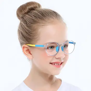 2022 TR90 γύρω από το Μπλε Φως τα Παιδιά Γυαλιά Σιλικόνης με το Εύκαμπτο Οπτικό Πλαίσιο Αγόρια Κορίτσια Υπολογιστή Διαφανής Κλείδωμα Eyeglasses