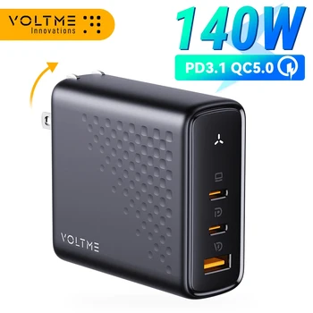 VOLTME GaN Φορτιστής 140W USB Type C PD3.1 Γρήγορη Φόρτιση Για το Macbook pro 16