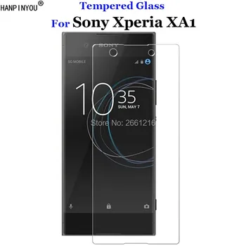Για τη Sony XA1 Tempered Glass 9H 2.5 D Premium Ταινιών Προστάτη Οθόνης Για το Sony Xperia XA1 / Διπλό G3112 G3116 G3121 G3123 G3125 5.0