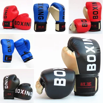 1 Ζευγάρι Γάντια του Μποξ Για τον Ενήλικο/τα παιδιά Taekwondo Προστάτης Μαξιλάρια Γάντια του Μποξ Kickboxing Muay Thai Sanda MMA Εκπαίδευση Εξοπλισμός