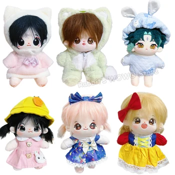 20cm IDol Κούκλα Anime Βελούδου Βαμβακιού Κούκλες με Ρούχα Χαριτωμένο Λούτρινο Αστέρι Σχήμα Κούκλα Παιχνίδια Plushies Παιχνίδια Οπαδούς για τα Δώρα Συλλογής