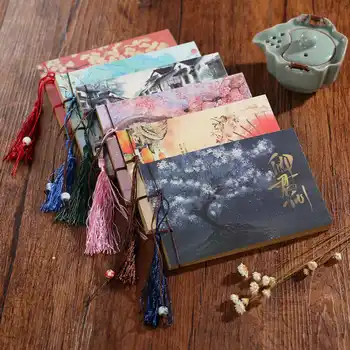 Κλασική Notebook Κινέζικα Στυλ Ρετρό Στυλ Νήμα Συνδεδεμένο Σημειωματάριο Δώρων Χαρτικών Μικρό Μήνυμα Του Βιβλίου Φούντα Σημείωση Βιβλίο