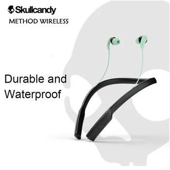 Skullcandy Μέθοδος BT Ασύρματο Bluetooth Earbuds με Mic Απομόνωση Θορύβου Αδιάβροχο λαιμών πουκάμισου Soprt Ακουστικών Μη-Λιανική Συσκευασία