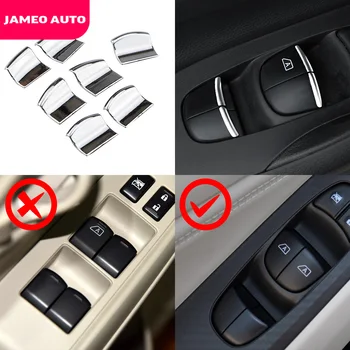 Jameo Auto 7Pcs/Set Αυτοκινήτων, Εσωτερική Περιποίηση για τη Renault Kadjar 2014 2015 2016 2017 Windows Lift Διακόπτης Εξογκωμάτων Κάλυψη Περιποίησης Αυτοκόλλητα