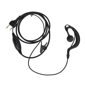 Καρφίτσα 2 G-Σχήμα Ακουστικό Ακουστικό Ακουστικό με PTT MIC Για το MIDLAND την Ομιλούσα ταινία walkie G6/G7/G8/G9 GXT550 GXT650 LXT80 LXT110 LXT112 Ραδιόφωνο
