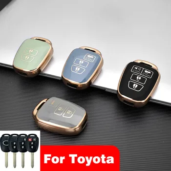 Μαλακό TPU Αυτοκινήτων Μακρινή Βασική Shell Κάλυψης Περίπτωσης Keychain για το Prius της Toyota Camry 2012 2013 2014 2015 2016 2017 Corolla, RAV4 Αξεσουάρ