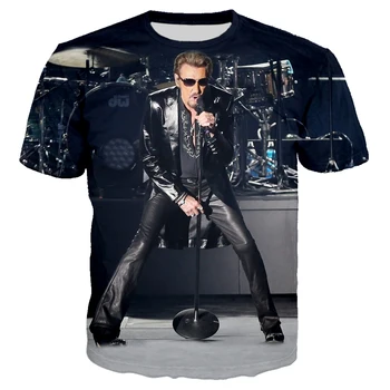 Το 2021 Pop Τραγουδιστής Τζόνι Χαλιντέη T Shirt 3D Τυπωμένο Rock T-shirt για άνδρες και για Γυναίκες Μόδας Περιστασιακά Streetwear Ρούχα Hip Hop Harajuku Κορυφές