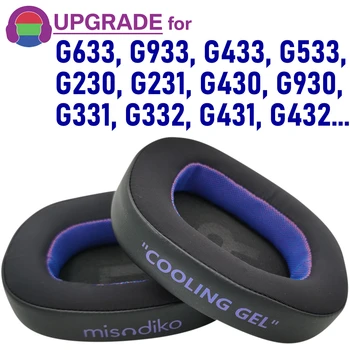 misodiko Αναβαθμιστεί Αυτί Μαξιλάρια Μαξιλάρια Αντικατάστασης για το Logitech G633 G933 G930 G430 G230 G231 G331 G431 G432 G433 Gaming Headset