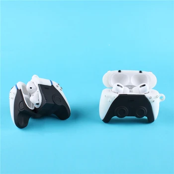 3D Χαριτωμένο σιλικόνης Ασύρματο Ακουστικό bluetooth περίπτωσης για τη Apple AirPods 1 2 pro κάλυψη για airpods 3 κινούμενα σχέδια Gameboy Xbox PS Κουτί