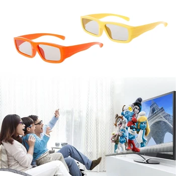 Το Μέγεθος παιδιών Κυκλικά Πολωμένα Παθητικά Γυαλιά 3D Για το Real D 3D TV κινηματογράφων Κινηματογράφων