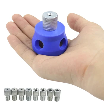 Αναπληρώσιμη Κάθετο Τρυπάνι Οδηγός Doweling Jig Kit 3-10mm Τρυπάνι Τοποθέτηση Pocket Hole Jig Τρύπα Puncher Εργαλεία Ξυλουργικής