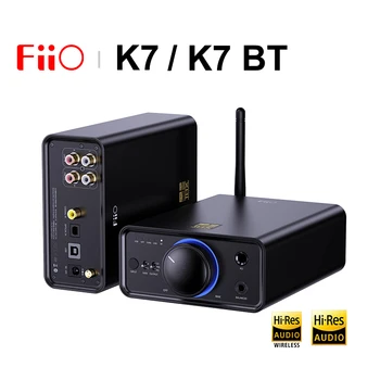 FiiO K7/K7 BT Ισορροπημένη υψηλής Πιστότητας επιφάνεια εργασίας DAC Ενισχυτής Ακουστικών AK4493S*2 XMOS XU208 PCM384kHz DSD256 USB/Optical/Coaxial/RCA Εισόδου