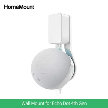 HomeMount Στάση Τοίχων για Echo Dot 4ο & 5ης Γενιάς Κρέμεται Εξοικονόμηση Χώρου Υποστήριγμα Ραφιών Συμβατό Με το Alexa Έξυπνος Ομιλητής Τοποθετεί