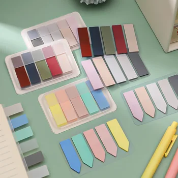 MOHAMM 100 Φύλλα Morandi Απλό Χρώμα Κολλώδεις Σημειώσεις για το Μήνυμα Σελίδες Ευρετηρίου Ταξινόμησης Υπενθυμίσεις