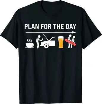 Mens Δώρα Για τους Μηχανικούς Αστείο Καφέ γαλλικό Κλειδί Μπύρα Ενήλικο Χιούμορ T-Shirt της Μάρκας Γενέθλια Κορυφή T-shirts για Άντρες Κορυφές Πουκάμισο Γενέθλια