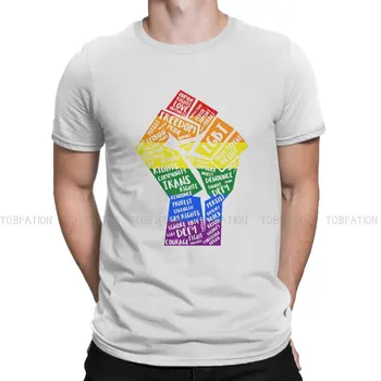 Εθνική πορεία Υπερηφάνειας Γροθιά O Λαιμό TShirt Υπερηφάνειας LGBT Γκέι Αγάπη Πολυεστέρα Βασικές T Shirt Men Ρούχα της Μόδας Μεγάλη Πώληση